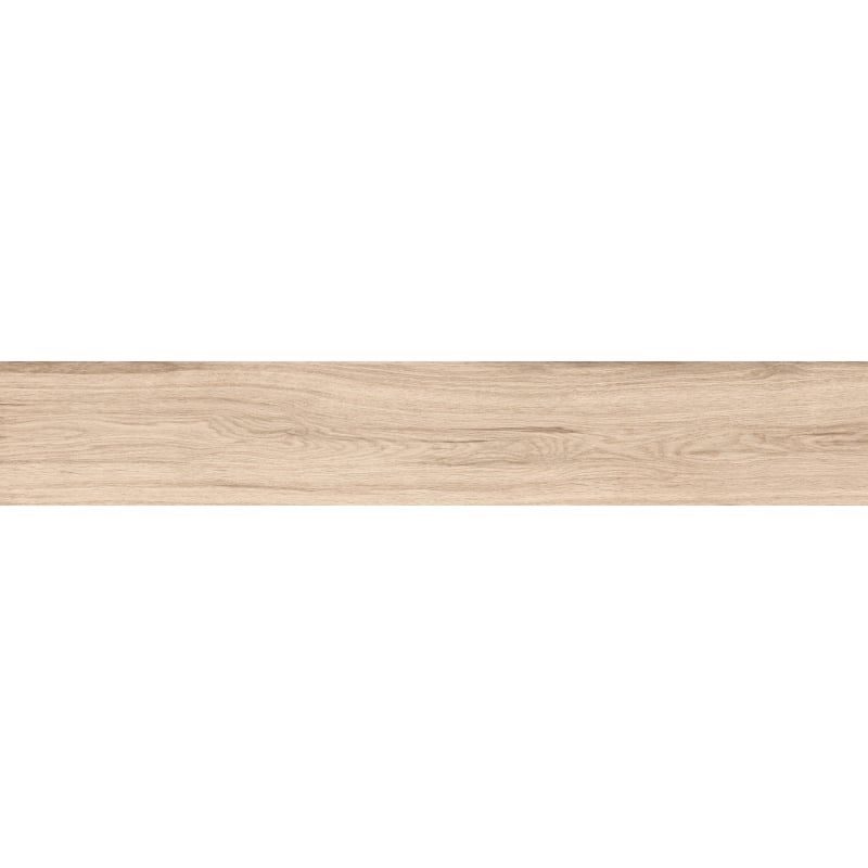 Mexen Hirera Muestra beige de gres esmaltado rectificado G1, azulejo de imitación madera para suelo y pared, mate - TL611-01-S