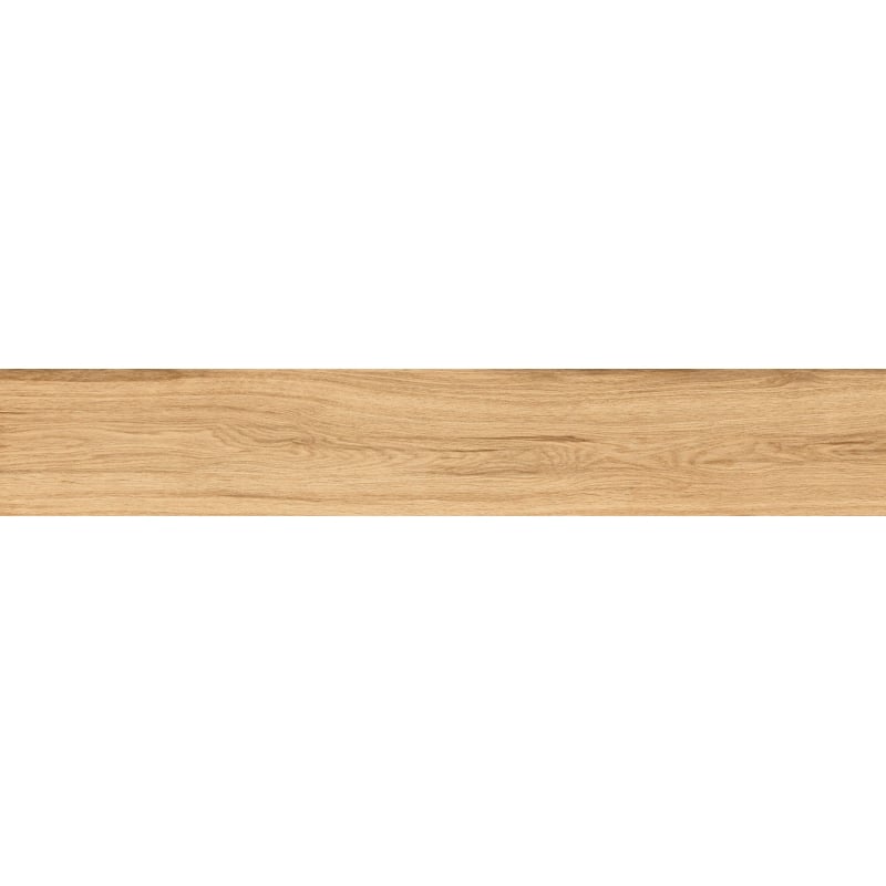Mexen Hirera Muestra de gres esmaltado rectificado Honey G1, azulejo efecto madera para suelo y pared, mate - TL611-04-S