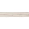 Mexen Hirera Muestra blanca de gres esmaltado rect. G1, azulejo imitación madera para suelo y pared, mate - TL611-09-S