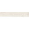 Mexen Wood Ville Échantillon de grès cérame émaillé rectifié Bianco G1, carreau imitation bois pour sol et mur, carving