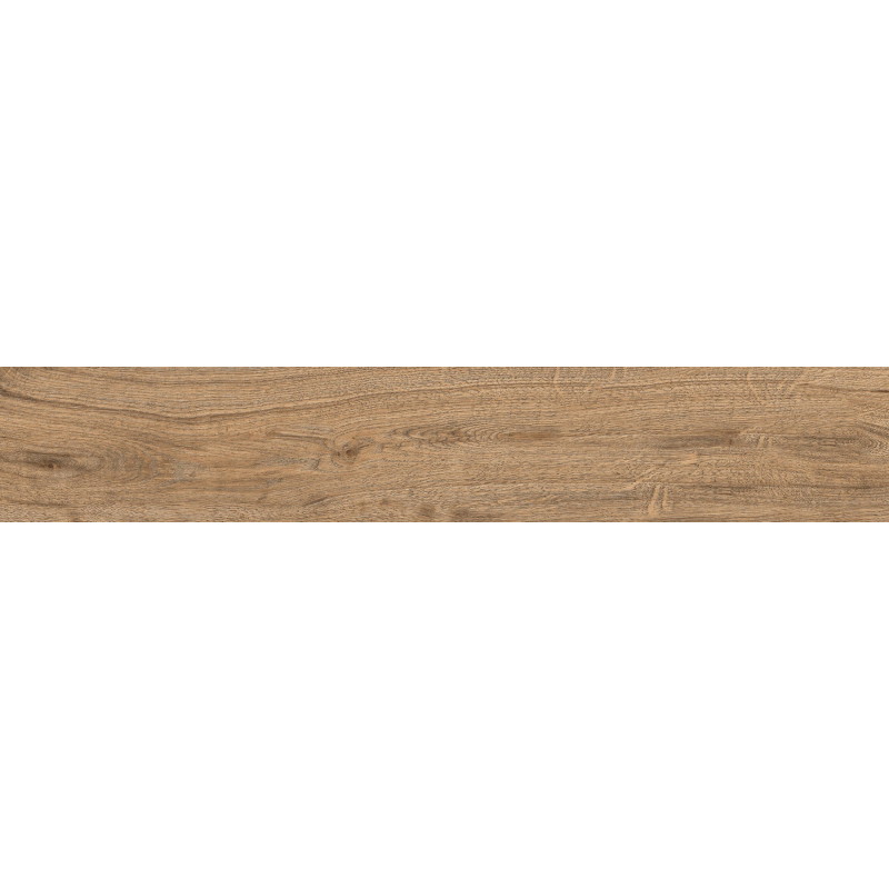 Mexen Wood Ville Esemplare marrone di gres smaltato rettificato G1, piastrella effetto legno da pavimento e parete, carving