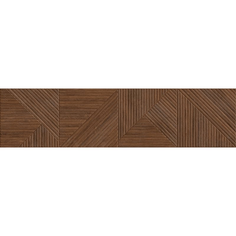 Mexen Ideal  Échantillon de carrelage céramique émaillé rectifié Cherry G1, carreau mural imitant le bois, mat - TL701-51-S