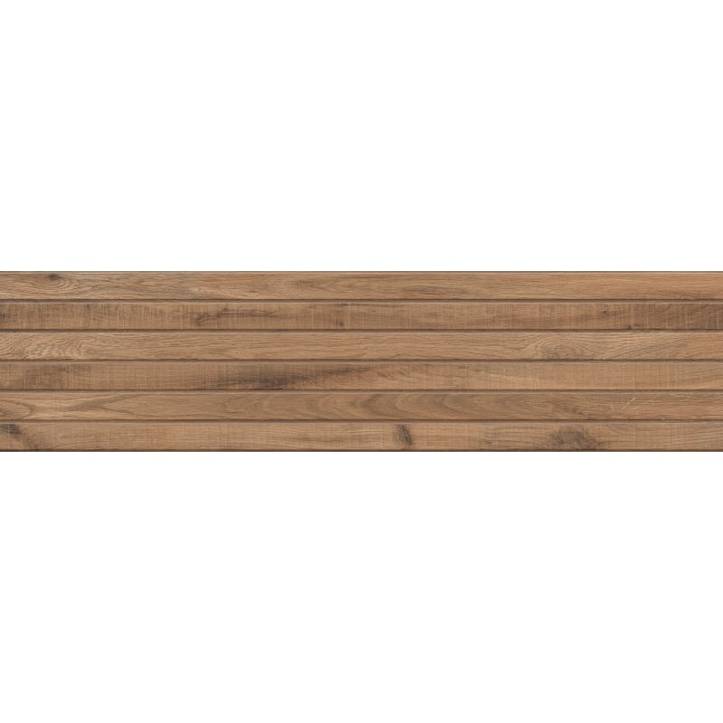 Mexen Western Wood Bruno muestra de gres esmaltado rect. G1, azulejo de pared imitación madera, mate - TL702-51-S