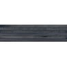 Mexen Western Wood Amostra de grés esmaltado preto retificado G1, azulejo de parede tipo madeira, mate - TL702-58-S