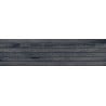 Mexen Western Wood Amostra de grés esmaltado preto retificado G1, azulejo de parede tipo madeira, mate - TL702-58-S
