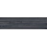 Mexen Western Wood Amostra de grés esmaltado preto retificado G1, azulejo de parede tipo madeira, mate - TL702-58-S
