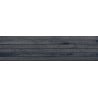 Mexen Western Wood Amostra de grés esmaltado preto retificado G1, azulejo de parede tipo madeira, mate - TL702-58-S