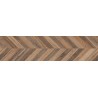 Mexen Native Brown próbka gresu szkliwionego rekt. G1, płytka drewnopodobna podłogowo-ścienna, carving - TL704-01-S