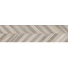 Mexen Native Gris échantillon de grès émaillé rectifié G1, carreau effet bois pour sol et mur, carving - TL704-02-S