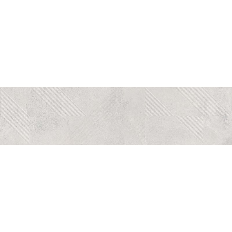 Mexen Lassa Spiga Bianco muestra de gres esmaltado rectificado. G1, azulejo de pared, mate - TL705-52-S