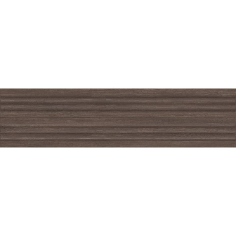 Mexen Prestige Wood Échantillon de carrelage grès émaillé rectifié Coffee G1, carreau mural aspect bois, mat - TL706-51-S