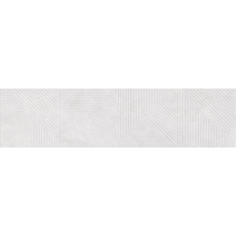 Mexen Magnifica Avenue Bianco muestra de gres esmaltado rect. G1, azulejo de pared, mate - TL707-53-S