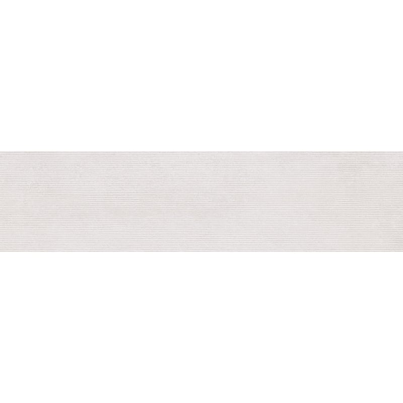 Mexen Oryol Muestra de gres esmaltado rectificado Liner White, azulejo de pared, carving - TL708-50-S