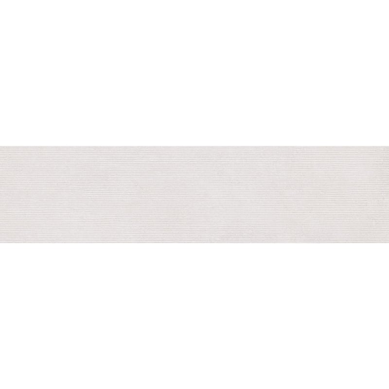 Mexen Oryol Muestra de gres esmaltado rectificado Liner White, azulejo de pared, carving - TL708-50-S