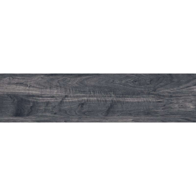 Mexen Riga Muestra negra de gres esmaltado rect. G1, azulejo imitacion madera para suelo y pared, mate - TL713-00-S