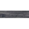 Mexen Riga Muestra negra de gres esmaltado rect. G1, azulejo imitacion madera para suelo y pared, mate - TL713-00-S