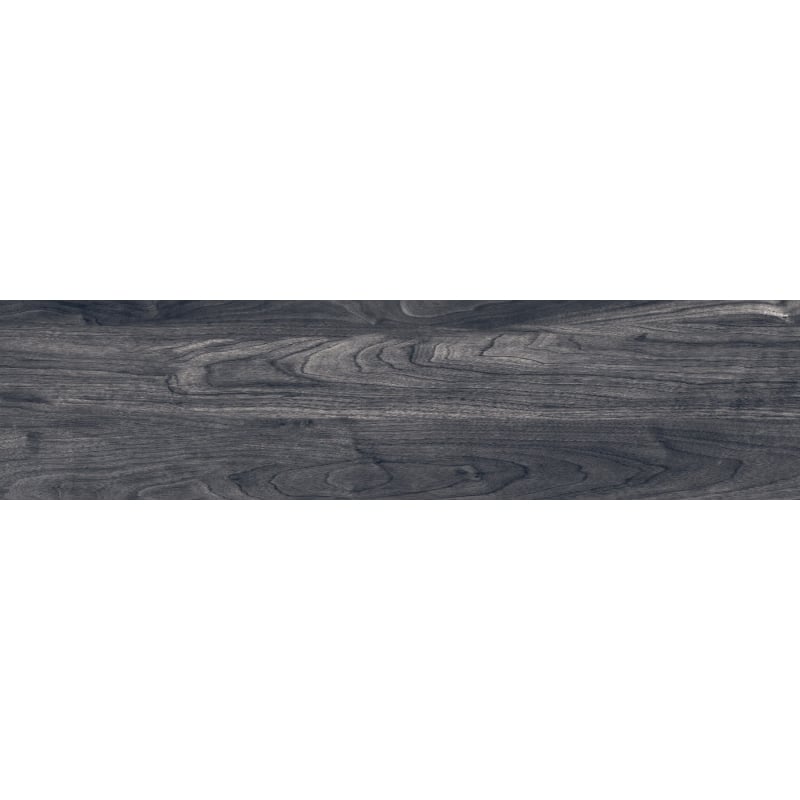 Mexen Riga Muestra negra de gres esmaltado rect. G1, azulejo imitacion madera para suelo y pared, mate - TL713-00-S