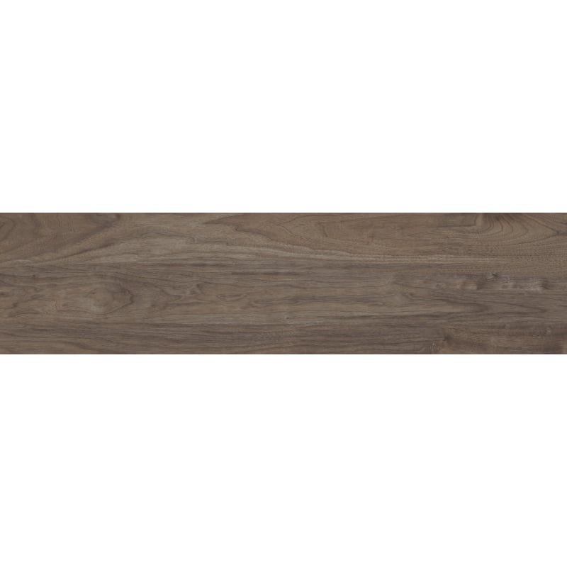 Mexen Riga Campione di gres porcellanato rettificato Choco G1, piastrella effetto legno pavimento-rivestimento, opaco