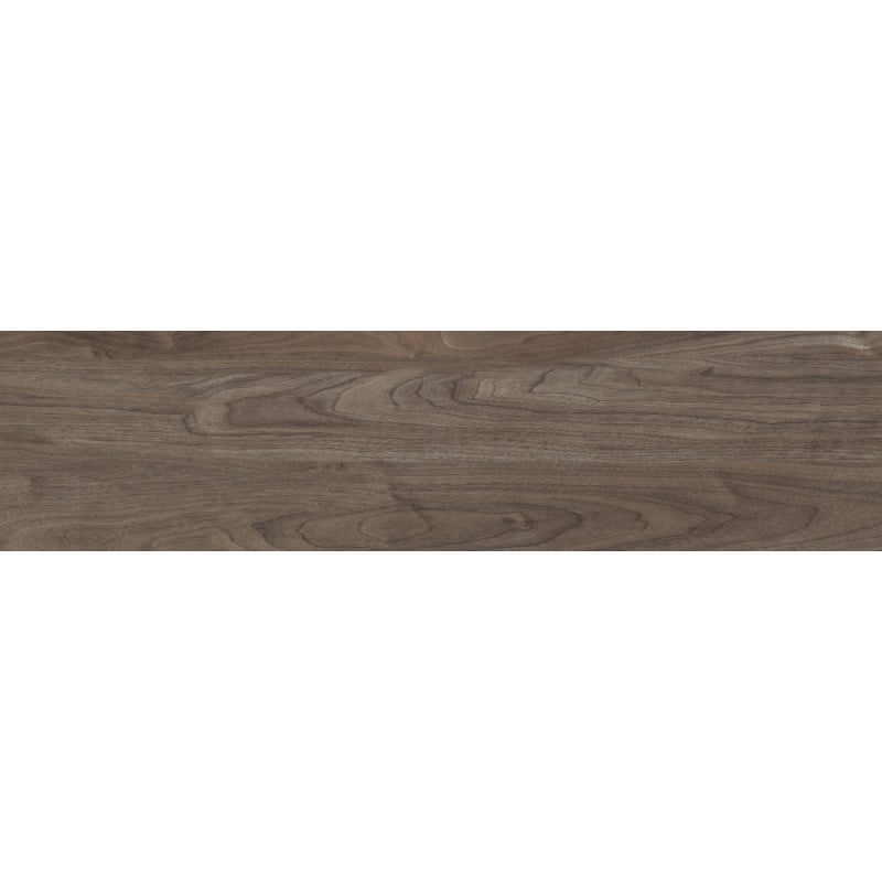 Mexen Riga Choco échantillon de grès émaillé rectifié G1, carreau effet bois pour sol et mur, mat - TL713-02-S