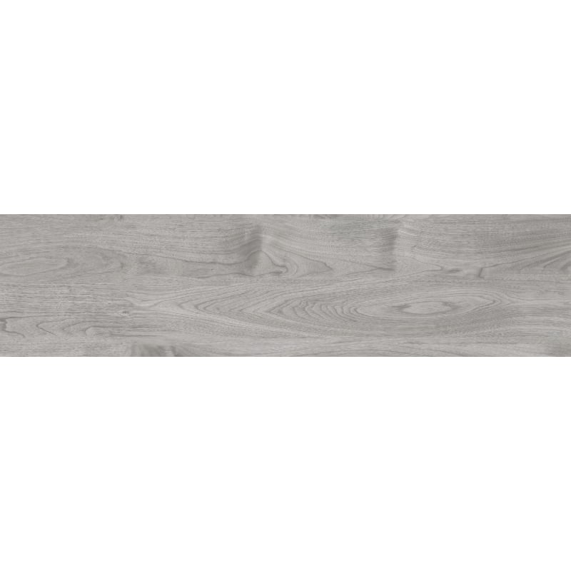 Mexen Riga Échantillon de carreau de grès émaillé rectifié gris G1, carreau aspect bois pour sol et mur, mat - TL713-04-S