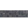 Mexen Riga Lyon Black muestra de gres esmaltado rect. G1, azulejo de pared imitación madera, mate - TL713-50-S
