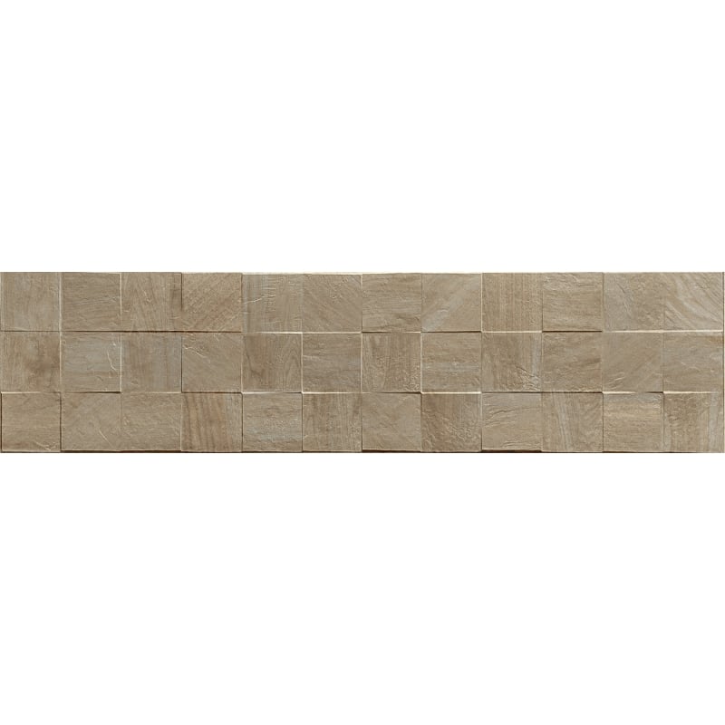 Mexen Riga Lyon Grigio muestra de gres esmaltado rectificado. G1, azulejo de pared semejante a madera, mate - TL713-55-S