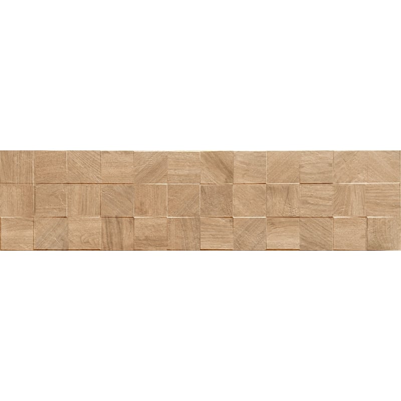 Mexen Riga Lyon Honey muestra de gres esmaltado rect. G1, azulejo de pared imitación madera, mate - TL713-56-S