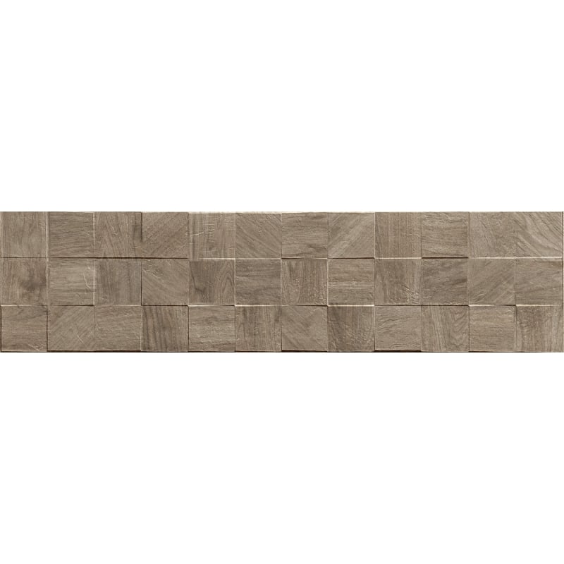 Mexen Riga Lyon Natural muestra de gres porcelánico esmaltado rectificado. G1, azulejo de pared imitación madera, mate