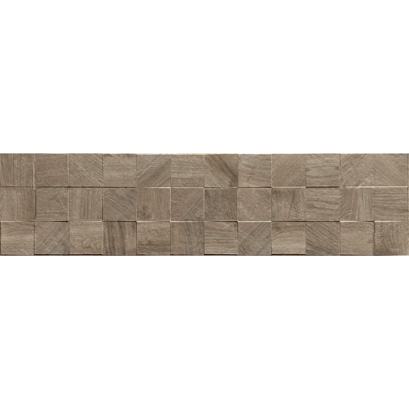 Mexen Riga Lyon Natural monster geglazuurde gerectificeerde gres tegel. Houten wandtegel, mat - TL713-57-S