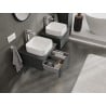 Mexen Orio armadietto da bagno sottolavabo 50 cm con piano, 1 cassetto, grafite opaco - 91A10-05023-1-BFC66