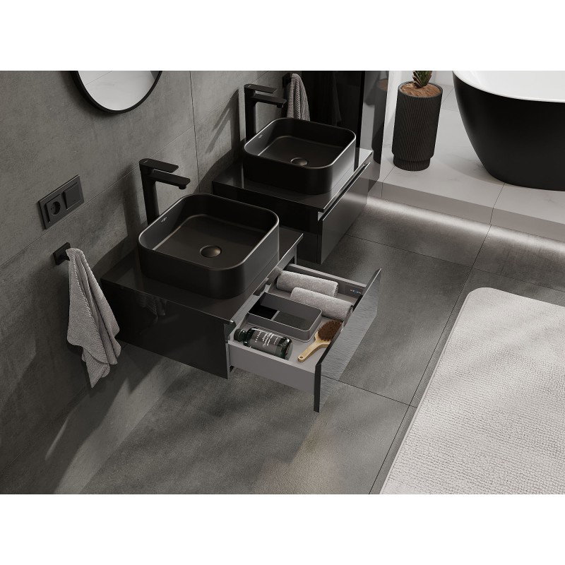 Mexen Orio ντουλάπι μπάνιου κάτω από νιπτήρα 50 cm με επιφάνεια, 1 συρτάρι,