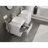 Mexen Orio mobile bagno sotto lavabo 50 cm con piano, 2 cassetti, bianco lucido - 91A10-05047-2-BFFC00