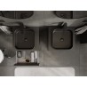 Mexen Orio 50 cm Bathroom Cabinet with Countertop, 2 Drawers, Black Matte - 91A10-05047-2-BFFC71