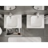 Mexen Orio mobiletto da bagno sotto lavabo 60 cm con piano, 1 cassetto, bianco lucido - 91A10-06023-1-BFC00