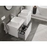 Mexen Orio mobiletto da bagno sottolavabo 60 cm con piano, 1 cassetto, bianco lucido - 91A10-06047-1-BFC00