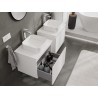 Mexen Orio szafka łazienkowa podumywalkowa 60 cm z blatem, 1 szuflada, biała mat - 91A10-06047-1-BFC01