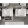 Mexen Orio vannitoakapp valamualune 60 cm, lauaga, 1 sahtel, valge matt - 91A10-06047-1-BFC01