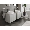 Mexen Orio mobiletto da bagno sotto lavabo 60 cm con piano, 1 cassetto, grigio opaco - 91A10-06047-1-BFC62