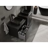 Mexen Orio mobile bagno sottolavabo 60 cm con piano, 1 cassetto, nero opaco - 91A10-06047-1-BFC71