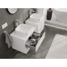 Mexen Orio mueble de baño bajo lavabo 60 cm con encimera, 2 cajones, blanco mate - 91A10-06047-2-BFFC01
