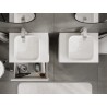 Mexen Orio mueble de baño bajo lavabo 60 cm con encimera, 2 cajones, blanco mate - 91A10-06047-2-BFFC01
