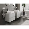 Mexen Orio mobile da bagno sotto il lavandino 60 cm con piano, 2 cassetti, grigio opaco - 91A10-06047-2-BFFC62