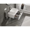 Mexen Orio vannitoakapp valamu alla 70 cm, lauaga, 1 sahtel, valge läige - 91A10-07023-1-BFC00