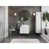 Mexen Orio armadietto da bagno sotto-lavabo 70 cm con piano, 1 cassetto, bianco lucido - 91A10-07047-1-BFC00
