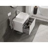 Mexen Orio armadietto da bagno sotto-lavabo 70 cm con piano, 1 cassetto, bianco lucido - 91A10-07047-1-BFC00