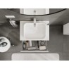 Mexen Orio mobile bagno sotto lavabo 70 cm con piano, 2 cassetti, bianco opaco - 91A10-07047-2-BFFC01