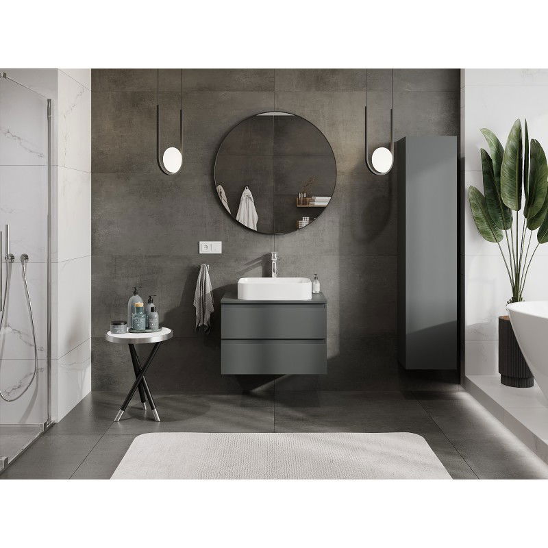 Mexen Orio Buedzëmmerënnerschafën 70 cm mat Planeau, 2 Schief, grafit matt - 91A10-07047-2-BFFC66