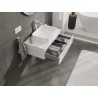 Mexen Orio mobiletto del bagno per lavabo da 80 cm con piano, 1 cassetto, bianco lucido - 91A10-08023-1-BFC00