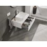 Mexen Orio szafka łazienkowa podumywalkowa 80 cm z blatem, 1 szuflada, biała mat - 91A10-08023-1-BFC01
