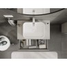 Mexen Orio mobile da bagno per lavabo 80 cm con piano, 1 cassetto, grigio opaco - 91A10-08023-1-BFC62